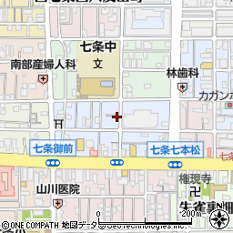 京都府京都市下京区西七条北東野町85周辺の地図