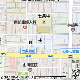 京都府京都市下京区西七条北東野町59周辺の地図