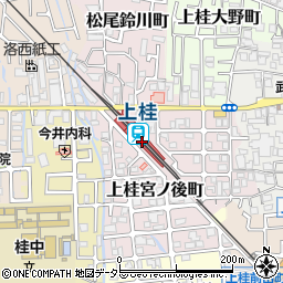 京都府京都市西京区周辺の地図