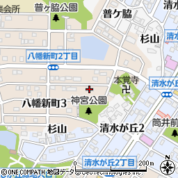 ノーブル新町周辺の地図