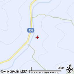 愛知県新城市作手岩波（茶屋）周辺の地図