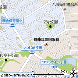 愛知県知多市朝倉町390周辺の地図