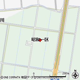 愛知県知多郡東浦町緒川昭和一区周辺の地図