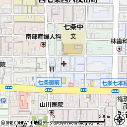 京都府京都市下京区西七条北東野町53周辺の地図
