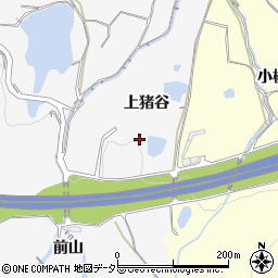 京都府亀岡市篠町森上猪谷周辺の地図
