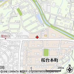 三重県四日市市桜台本町35周辺の地図
