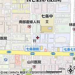 京都府京都市下京区西七条北東野町46周辺の地図