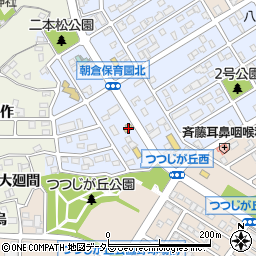 愛知県知多市朝倉町106周辺の地図