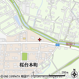 三重県四日市市桜台本町21周辺の地図