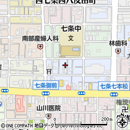 京都府京都市下京区西七条北東野町60周辺の地図