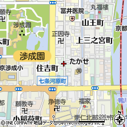 京都府京都市下京区納屋町周辺の地図