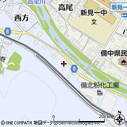 岡山県新見市西方744周辺の地図