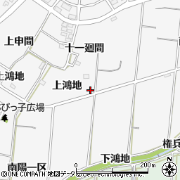 阿知波　ぶどう園周辺の地図