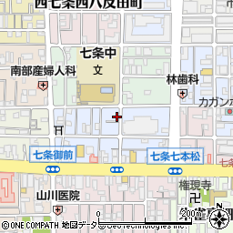 京都府京都市下京区西七条北東野町83周辺の地図