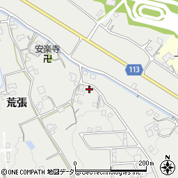 滋賀県栗東市荒張1107周辺の地図