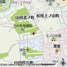 京都府京都市西京区松尾上ノ山町周辺の地図