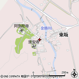 東坂公民館周辺の地図