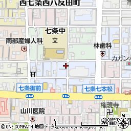 京都府京都市下京区西七条北東野町82周辺の地図