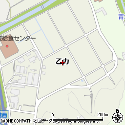 愛知県岡崎市東阿知和町乙カ周辺の地図