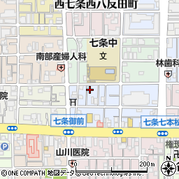 京都府京都市下京区西七条北東野町53-3周辺の地図