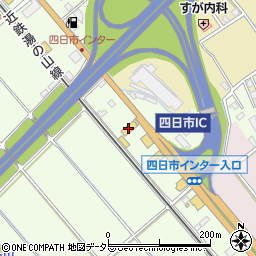 ホンダカーズ三重東四日市インター店周辺の地図