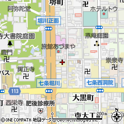 京都府京都市下京区北小路町138周辺の地図