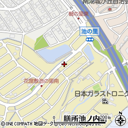 滋賀県大津市池の里25周辺の地図