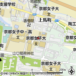 京都女子大学附属　小学校周辺の地図