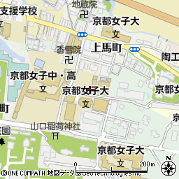 京都女子大学附属小学校周辺の地図