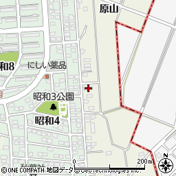 愛知県知立市牛田町原山90周辺の地図