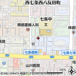 京都府京都市下京区西七条北東野町51周辺の地図