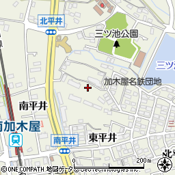 愛知県東海市加木屋町北平井44周辺の地図