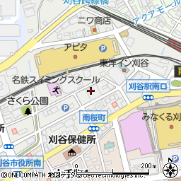 コメダ珈琲店 刈谷駅アカリヤ店周辺の地図