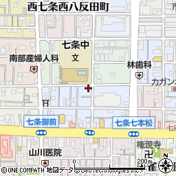 京都府京都市下京区西七条北東野町80周辺の地図