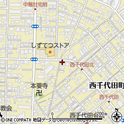 コーポ西千代田周辺の地図
