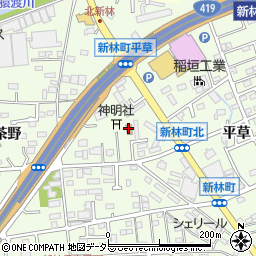 新林町公民館周辺の地図