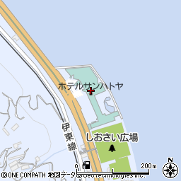伊東温泉 ホテルサンハトヤ 大漁苑レストラン周辺の地図