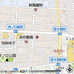 〒444-2117 愛知県岡崎市百々西町の地図