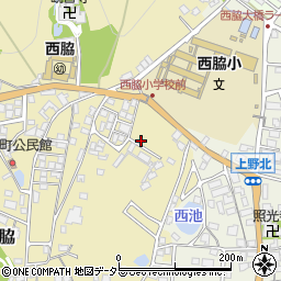 兵庫県西脇市西脇656-40周辺の地図