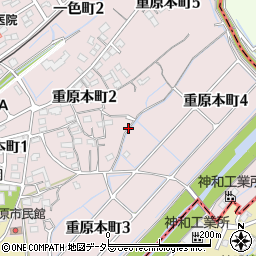 愛知県刈谷市重原本町周辺の地図
