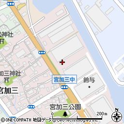静岡県静岡市清水区宮加三1周辺の地図