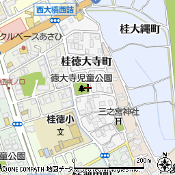 京都府京都市西京区桂徳大寺町周辺の地図