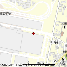 愛知県岡崎市北野町地頭周辺の地図