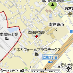 有限会社岡田屋旅館周辺の地図