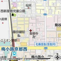 京都府京都市下京区夷馬場町24-4周辺の地図