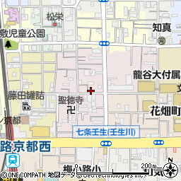 京都府京都市下京区夷馬場町8-4周辺の地図