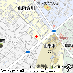 三重県四日市市東阿倉川69-18周辺の地図