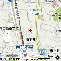 愛知県東海市加木屋町北平井33周辺の地図