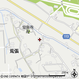 滋賀県栗東市荒張1178周辺の地図