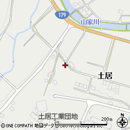 岡山県美作市土居918-1周辺の地図